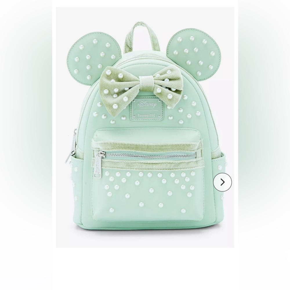 Loungefly Disney Minnie Mouse Pearl Ears Mini Backpack